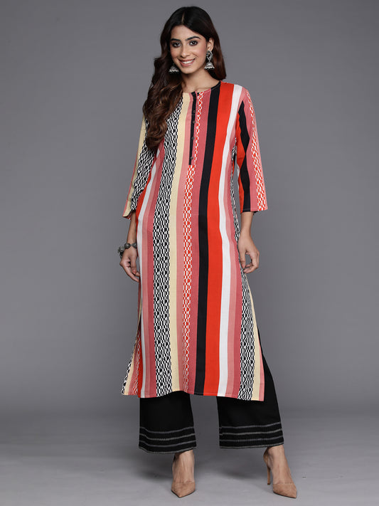 IE Multi Printed Straight Kurtas